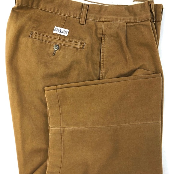 polo ralph lauren andrew pleated chino pants